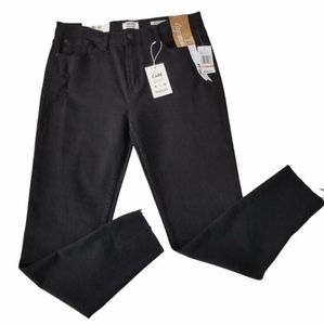 Kensie Women's Vintage Black Destruction Jeans